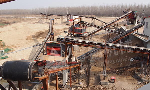 时产150吨河卵石制砂生产线助安康黎总砂厂兴隆