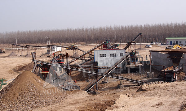 时产150吨河卵石制砂生产线助安康黎总砂厂兴隆